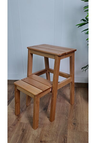 North Wooding Merdiven Tabure 55 x 36cm (natürel kayın)