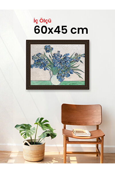 HARS Gallery Klasik Kahverengi Çerçeve 60 x 45 cm Camlı