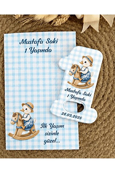 ege ajans tasarım 10 adet (kartlı ve jelatinli) ördek desenli 1 yaş hediyelik...
