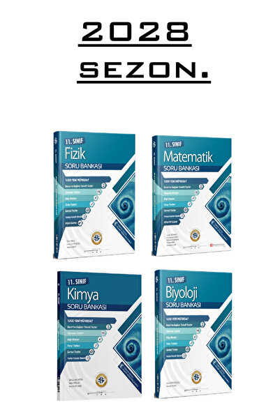 Bilgi Sarmal Yayınları 11.Sınıf Matematik Fizik Kimya Biyoloji Sayısal Set 20...