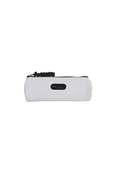 Pause Pencil Case – Beige & Black – Durable School Stationery Pouch with Spac...