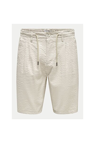 Only & Sons Pantaloni scurți din material textil pentru bărbați 22028301 Bej
