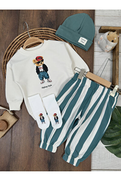 Bolly Baby Baby Set - Multicolor - Animal print