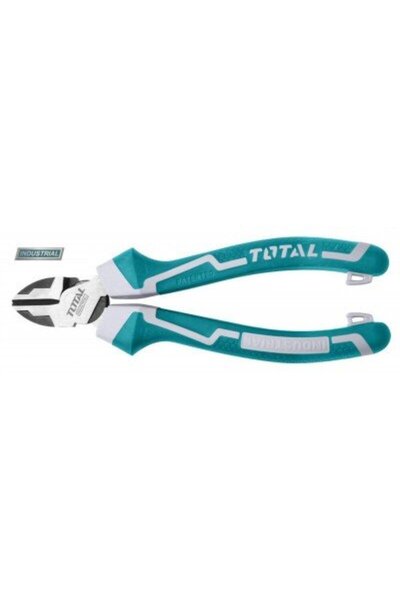 TOTAL Clește tăietor diagonal 7″/180 mm – oțel Cr‑V industrial