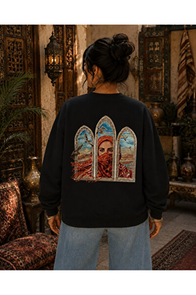 ZAVIXO Sweatshirts - Black - Oversize
