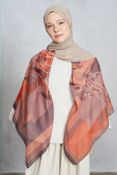 Madame Polo Shawls - Orange