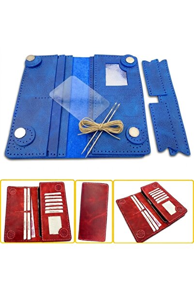 ipekbazaar Wallets - Blue - Genuine leather