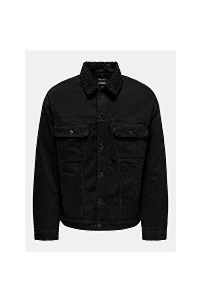Only & Sons Geacă de tranziție pentru bărbați 22030971 Negru