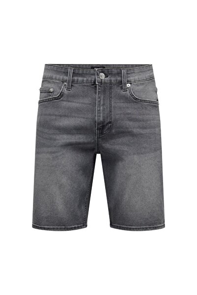 Only & Sons Șorturi din denim pentru bărbați 22034527 Gri