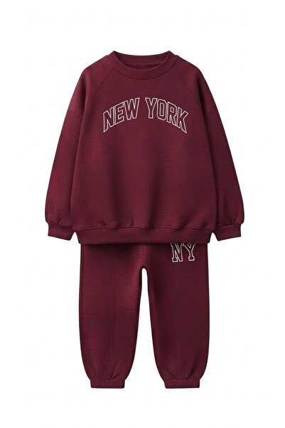 daisydolly Two Piece Sets - Burgundy - Long