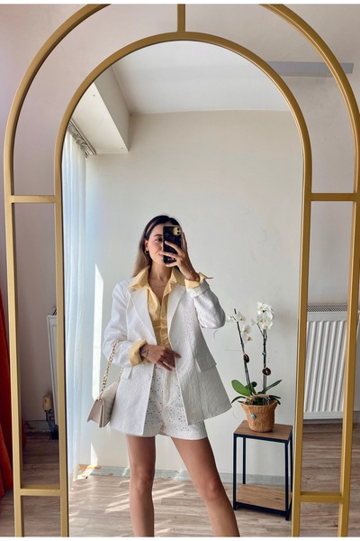Cream&Rouge Dantel ceket