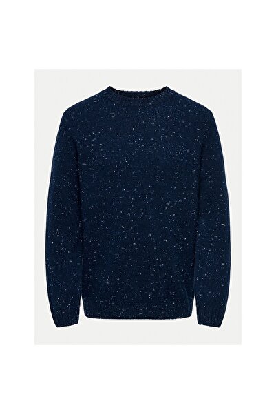 Only & Sons Pulover bărbătesc 22031539 Albastru închis