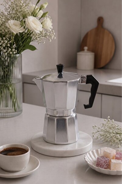 Digithome Mokapot Moka Cezve Filtre Kahve Makinesi 6 Fincanlık - THN77310
