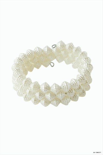 ZERO LAND CONCEPTA Children's Helix Pearl Bracelet (190609) White