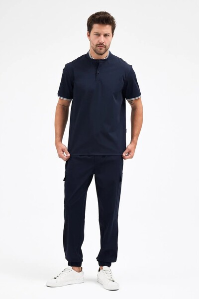 Rhow Boston Navy Scrubs Üst
