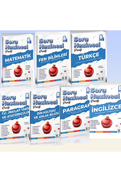 Nartest Yayınları 8. Sınıf LGS Matematik Fen Türkçe İnkılap Tarihi Din İngili...