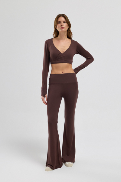 SimpleCo Clothes and More Soft Skin Touch Megha Flared Sweatpants