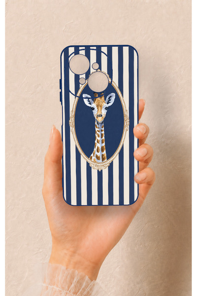 Vip Case Tecno Spark Go1 Compatible Giraffe Patterned Silicone Case