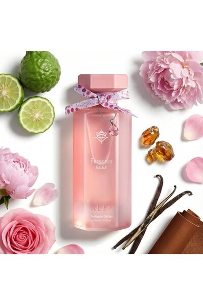 Reef Princess Perfume, 100ml, Bergamot and Mandarin, Rose, Amber and Vanilla