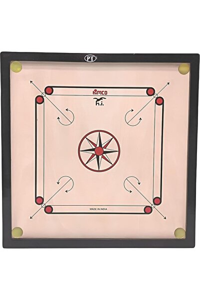HIMCO 30-Inch Wooden Carrom Board Set with Coins & Striker | Full-Size Indoor...