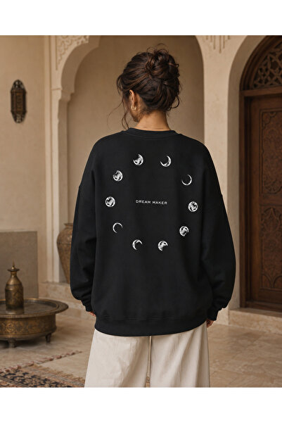 ZAVIXO Sweatshirts - Black - Oversize