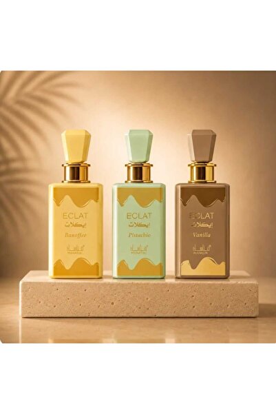 MANASIK Set 3 Parfumuri Dama 100ml-Eclat Banoffee+Eclat +Eclat Pistachio