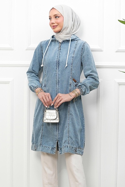 İmajButik Baticuri și abaya - Albastru - Lung