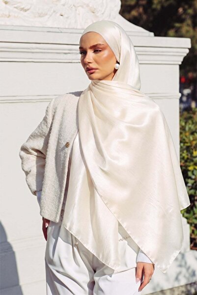 Olcay Modest Shawl - Ecru