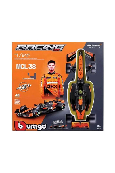 BBURAGO 1:24 ΚΙΤ F1 Ομάδας McLaren MCL38 ( "Κιτ " απότιμες ενοχλήσεις) # 4)