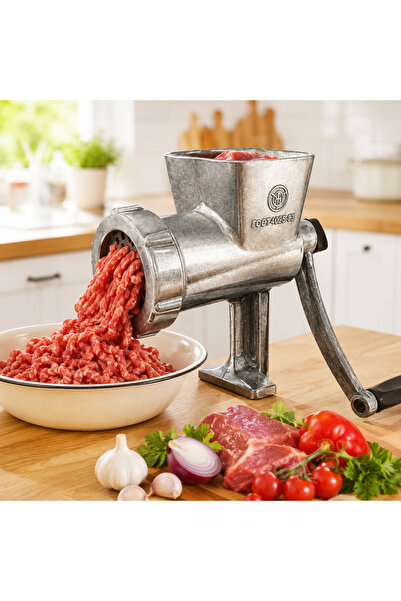 OEM Masina de Tocat Carne Manuala din Duraluminiu, Prindere cu Menghina, Sita...