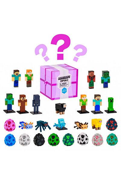 MINECRAFT Capsule Sürpriz Figür Mor
