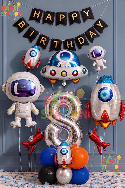 Parti Station Balloon - Multicolor - Balloon Kits