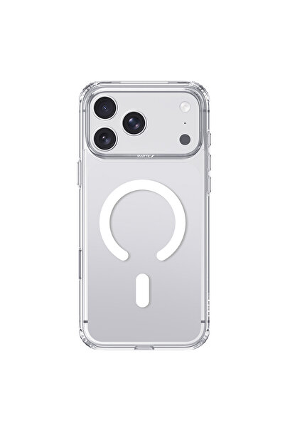 Raptic iPhone 18 Pro Max Uyumlu Kılıf M-Safe Şarj Özellikli Air Clear Serisi ...