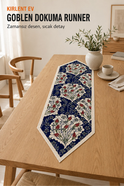 KIRLENT EV Runners & Placemats - Dark blue - STEEL