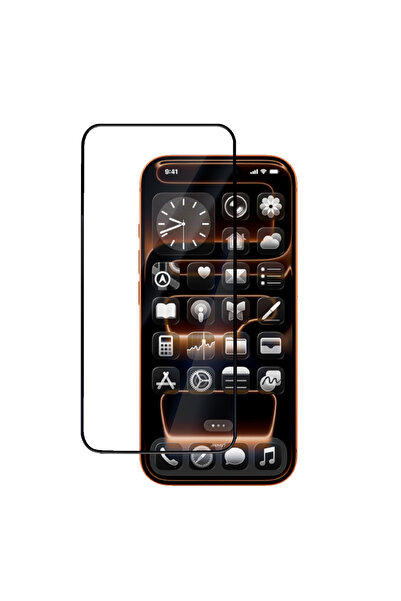 Mohseven iPhone 18 Pro Max Uyumlu M6 HD Temperli Cam Ekran Koruyucu + Kolay U...