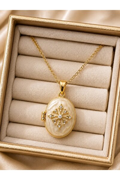 deryora Steel Necklaces - Multicolor - Zircon