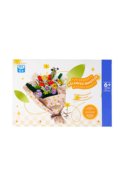 MEGA Fun Bouquets Eğlenceli Buketler Serisi Tebrik Buketi Blok Seti 179 Parça