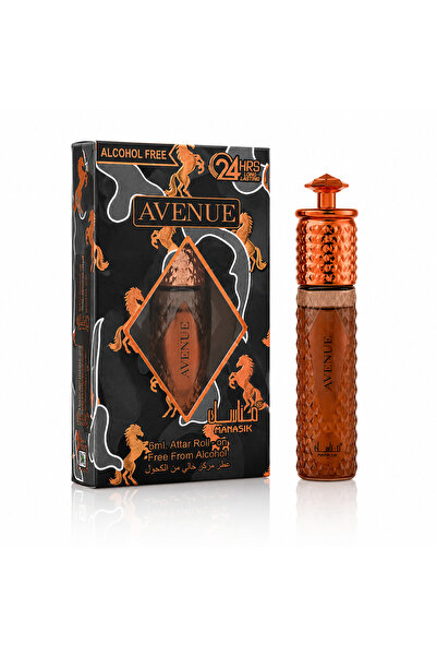 MANASIK Parfum concentrat unisex, Avenue Attar Roll-On fără alcool, 6 ml, MAN...