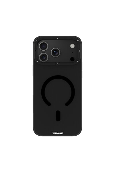 Youngkit iPhone 18 Pro Max Uyumlu Kılıf M-safe Şarj Özellikli Hidden Sand Ser...