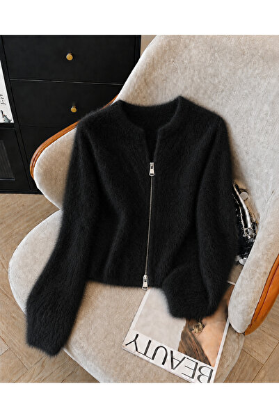 Elysira Cardigans - Black - Slim