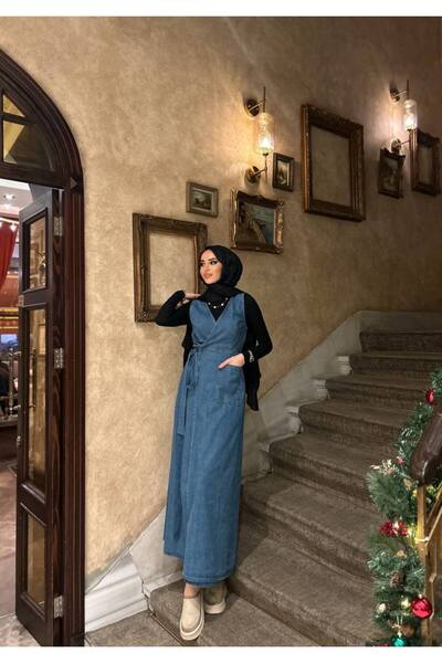 MODAF Modest Dresses - Dark blue - Long