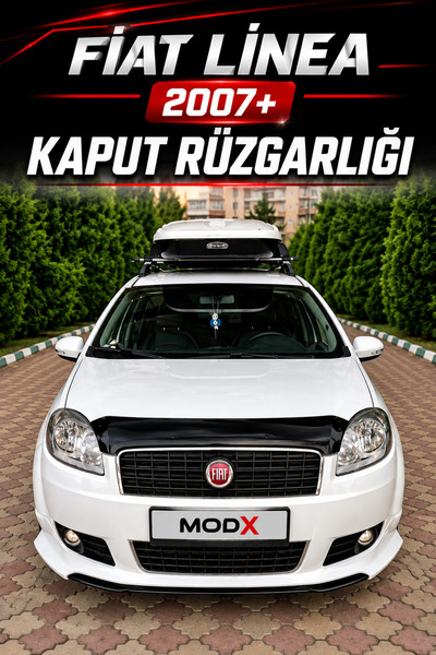 MODxAUTO FİAT LİNEA 2007+ ARACA ÖZEL KAPUT RÜZGARLIĞI 4MM