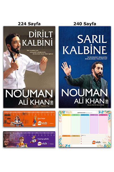 Timaş Yayınları Dirilt Kalbini - Sarıl Kalbine Set - Nouman Ali Khan Kitaplığı
