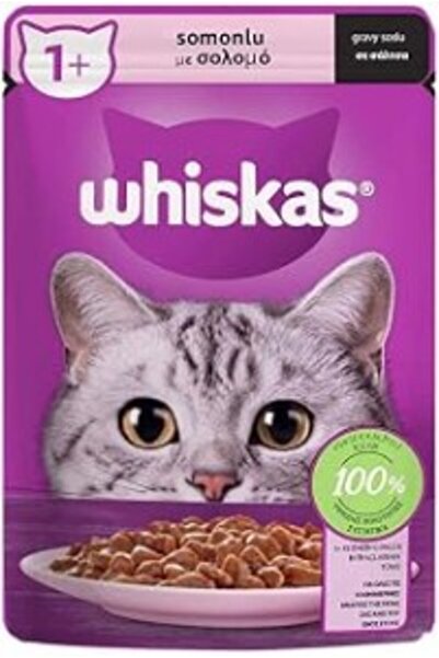 Whiskas Somonlu Poşet Yaş Mama 85 G Tekli Paket