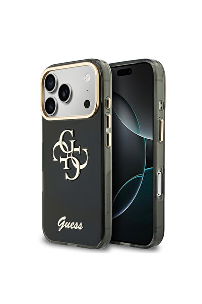 Guess Husa pentru Apple iPhone 18 Pro / 17 Pro, Guess, IML 4G Metal Script, N...