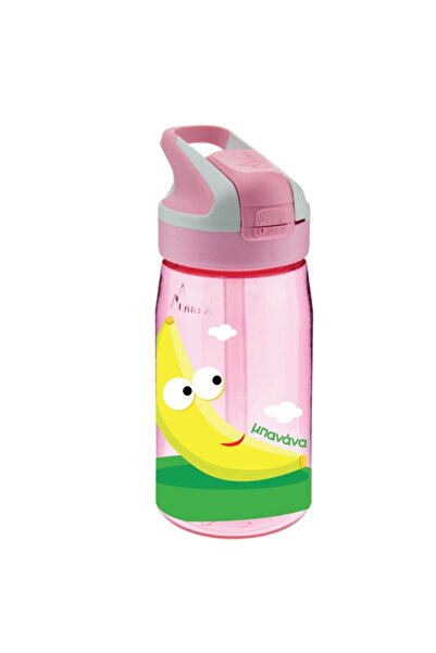 LAKEN Μπουκάλι Tritan Μπανάνα/Φράουλα 450ml - Καπάκι Summit