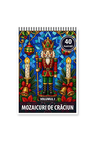 Legendary Gifts Βιβλίο ζωγραφικής, 40 εικονογραφήσεις Χριστουγεννιάτικα Μωσαϊ...