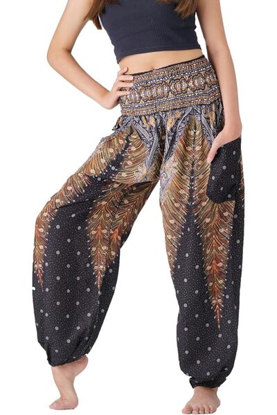 GENERAL Bohemian Style Pants with Pockets for Women from Be Bangook Pants