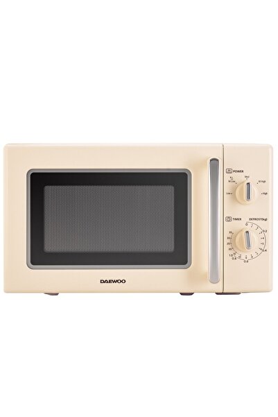 Daewoo Cuptor cu microunde KOR-6S20C-1, 20 l, 700 W, Mecanic, Bej