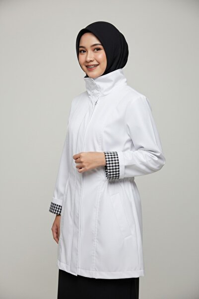 adage Raincoats - White - Blazer dress